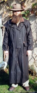 Uwe in australischer Kleidung