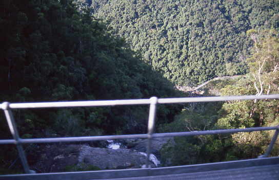 Bahnfahrt von Kurunda nach Cairns zur�ck