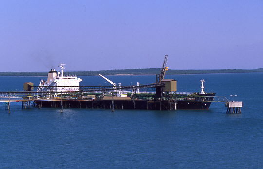 Landungsstelle bei Darwin