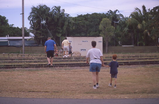 Pinkelpause in Pine Creek