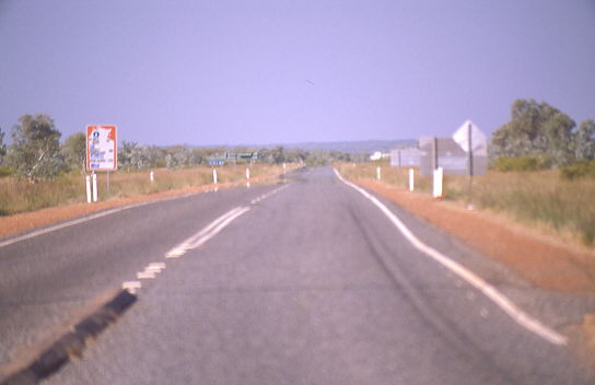 Seitenstra�e bei Treeways, diese waren wir 10 Tage vorher gekommen