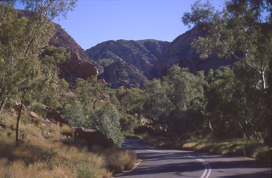 Zufahrt zur Standley Chasm