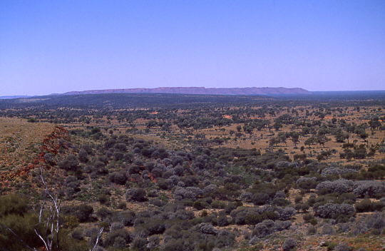 im Mittelgund unser roter Weg