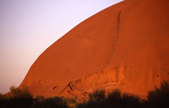 Uluru Sonnenaufgang - Detail links