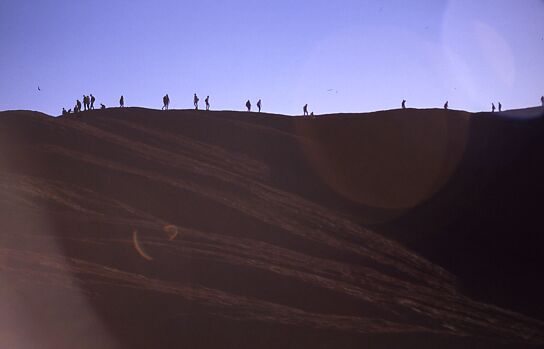 Uluru - Schattenri�