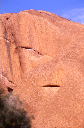 Uluru - Aufstieg mit Kette